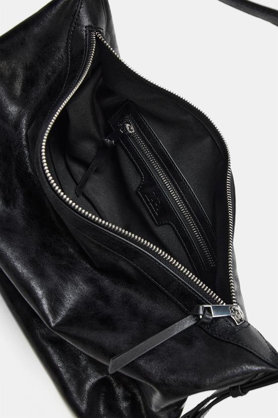 メタルバックル ショルダーバッグ - ブラック | ZARA Japan / 日本