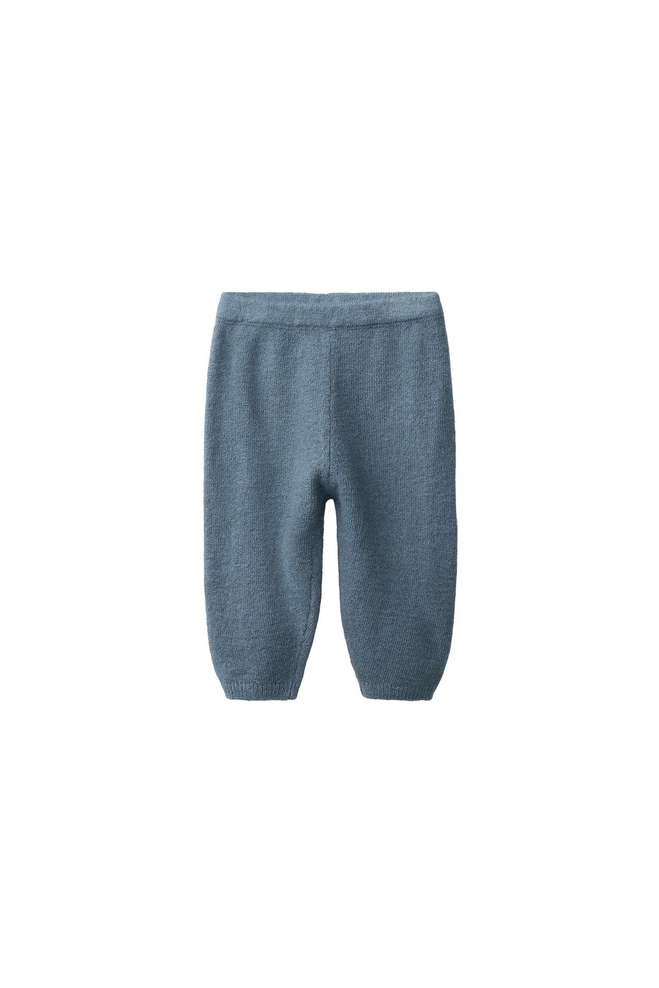 PLAIN KNIT TROUSERS