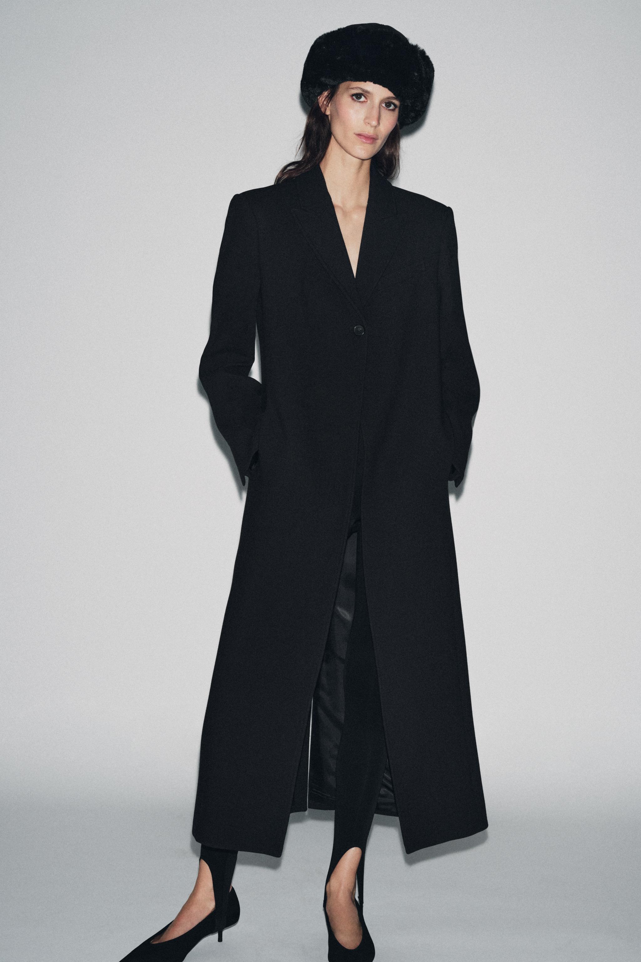 hattrick 美品✨ZARA セットアップ COOL COMFORT DOUBLE FACED FAUX FUR HAT - Black | ZARA Canada