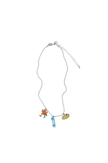 SHAPE PENDANT NECKLACE - Silver by Zara