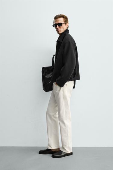RELAXED FIT COMFORT JACKET - Black by Zara - Image 3