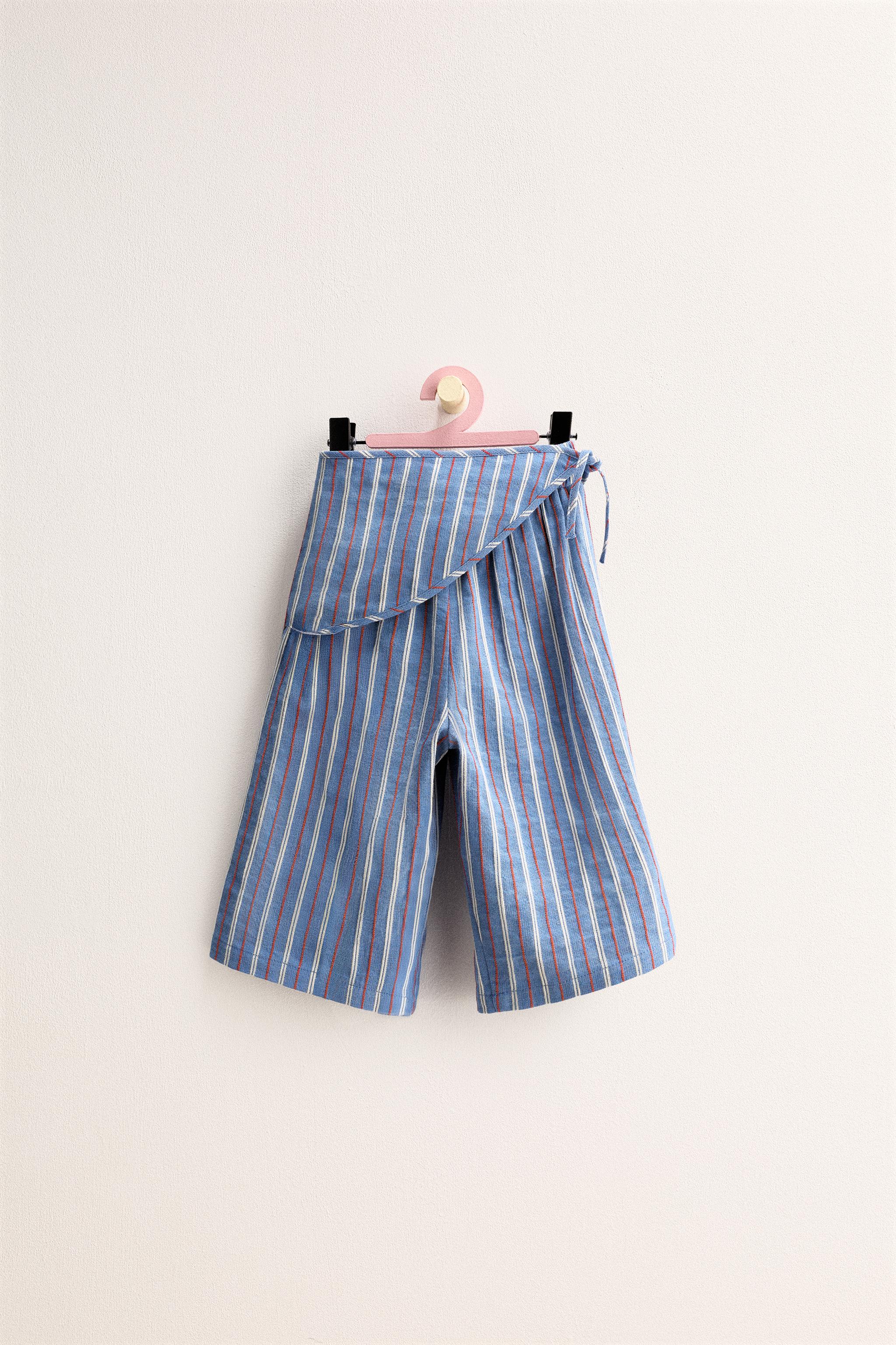 ZARA TIMELESS - STRIPED PAREO PANTS