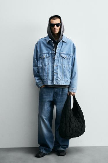 ПОДПЛАТЕНА НАЙЛОНОВА ЧАНТА - Черно от Zara
