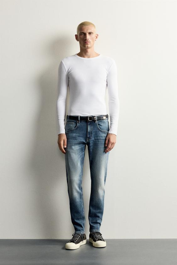 SKINNY FIT JEANS - Mid-blue by Zara - Image 0