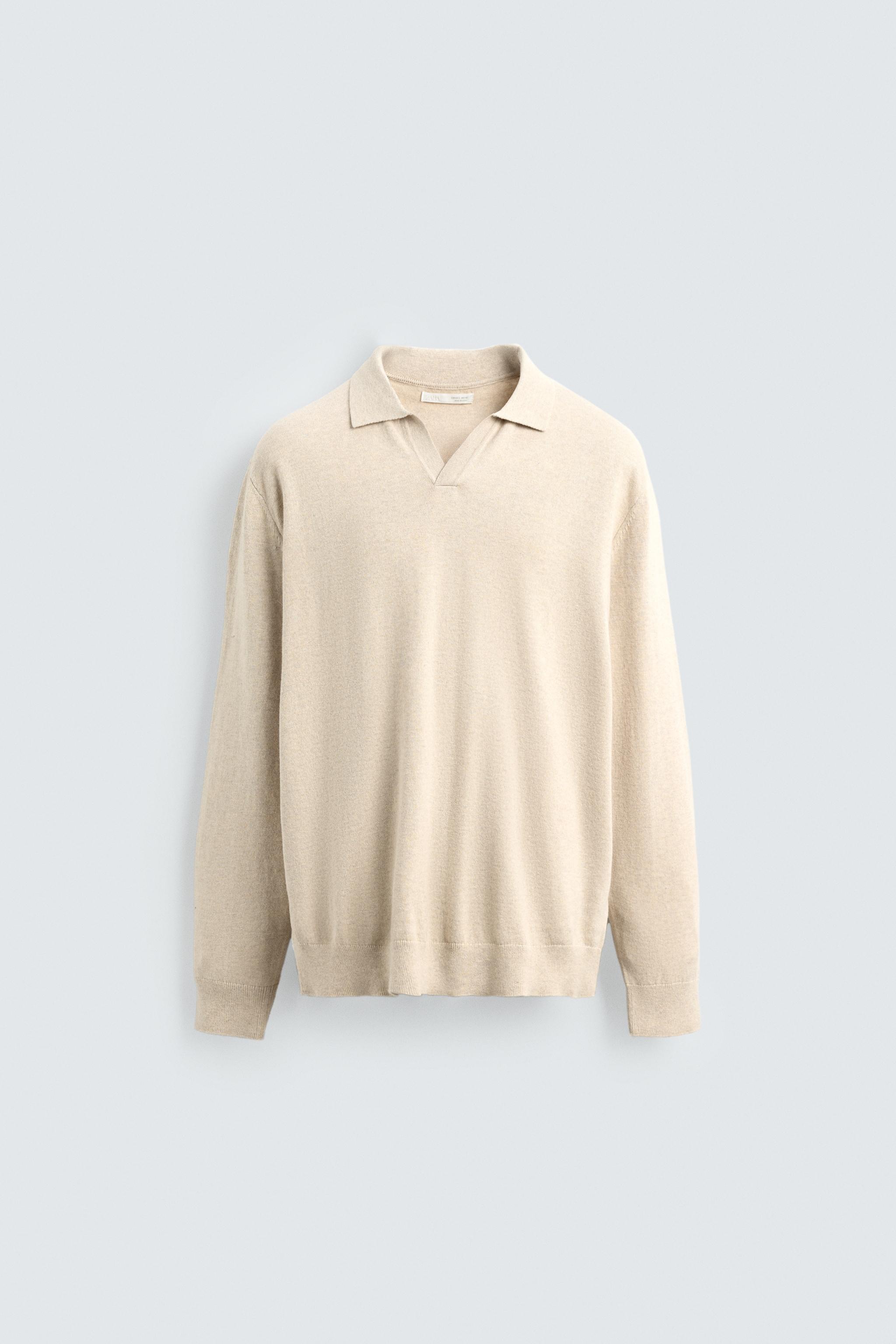 TEXTURED KNIT POLO SHIRT - Navy blue | ZARA Turkey