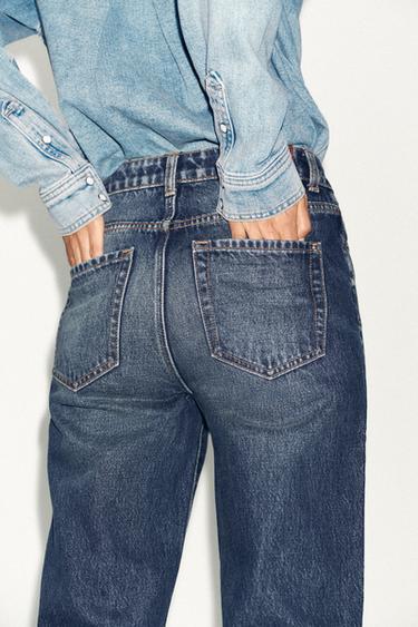Z.05 RIGID HIGH-WAIST MOM JEANS - Blue by Zara - Image 6