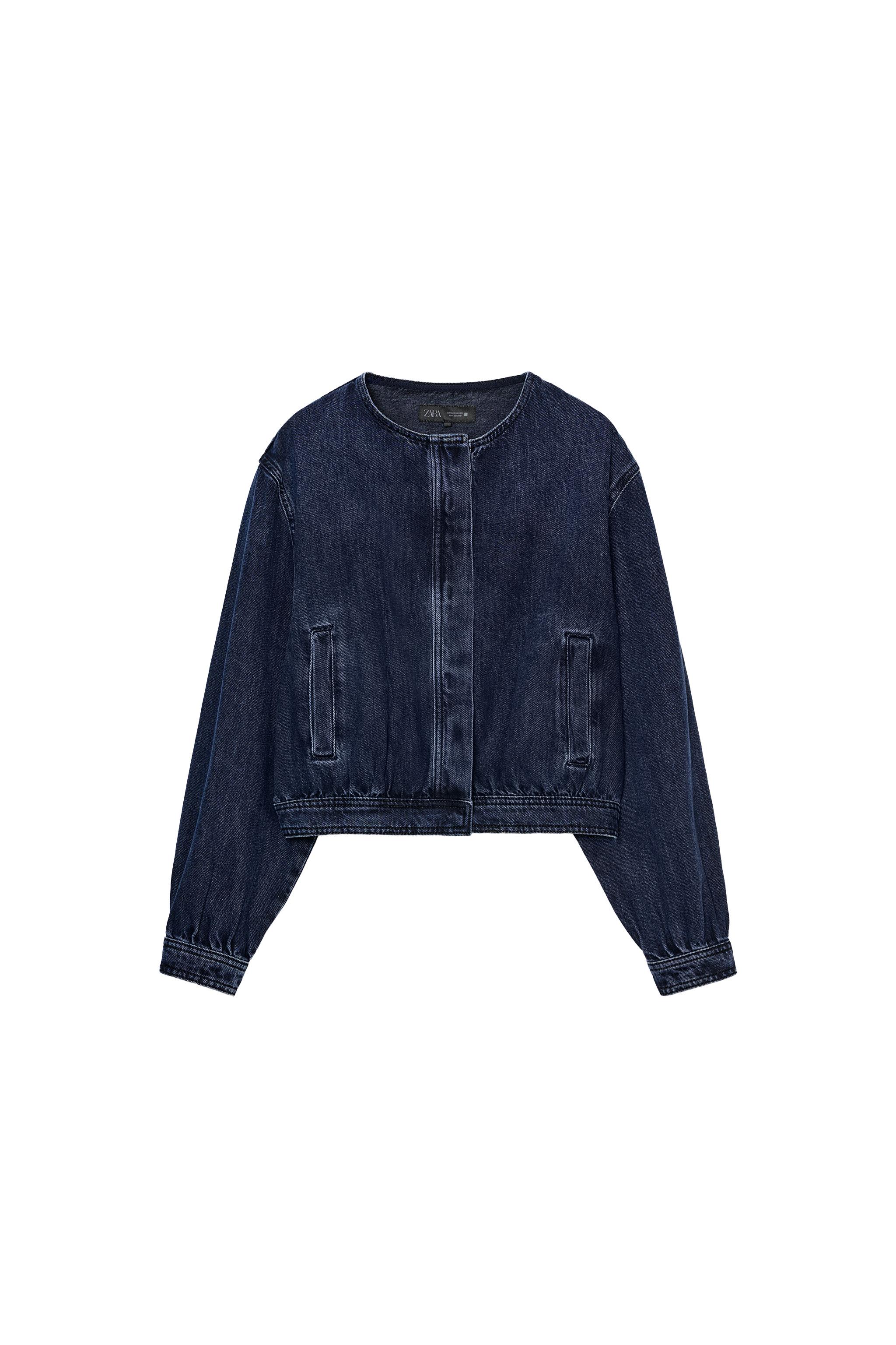 Z1975 DENIM BOMBER JACKET - Blue | ZARA South Africa