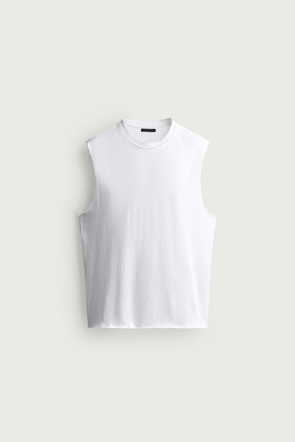 Cotton Knit Tank Top — Men's
