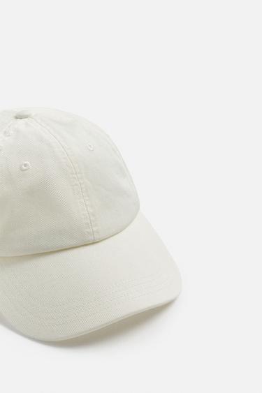 CASQUETTE STRUCTURÉE EN COTON - Écru de Zara - Image 6
