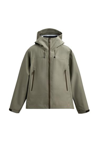 WATERPROOF TECHNICAL SHELL JACKET - Light green by Zara
