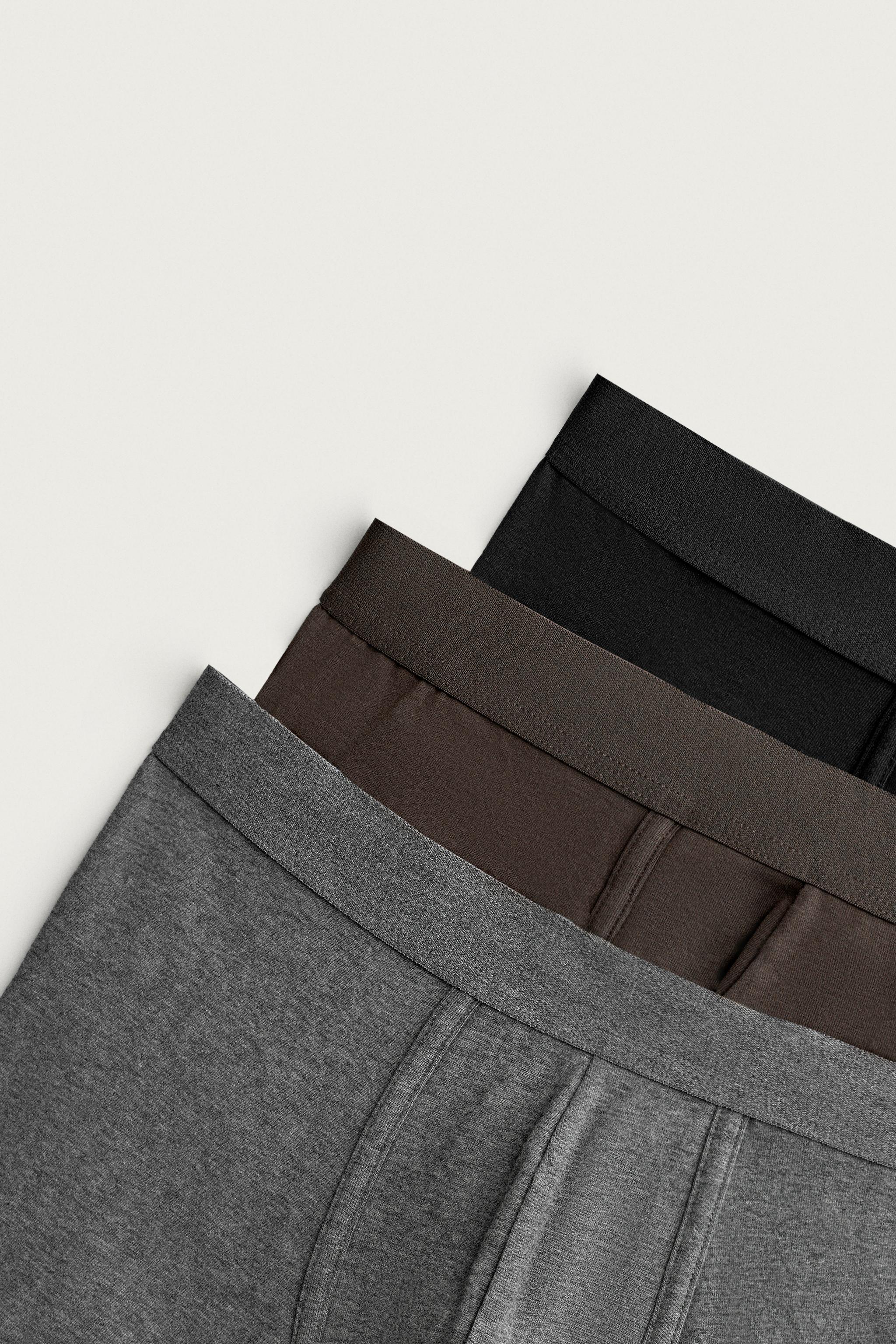 SOFT BOXER BRIEFS - PACK OF 3