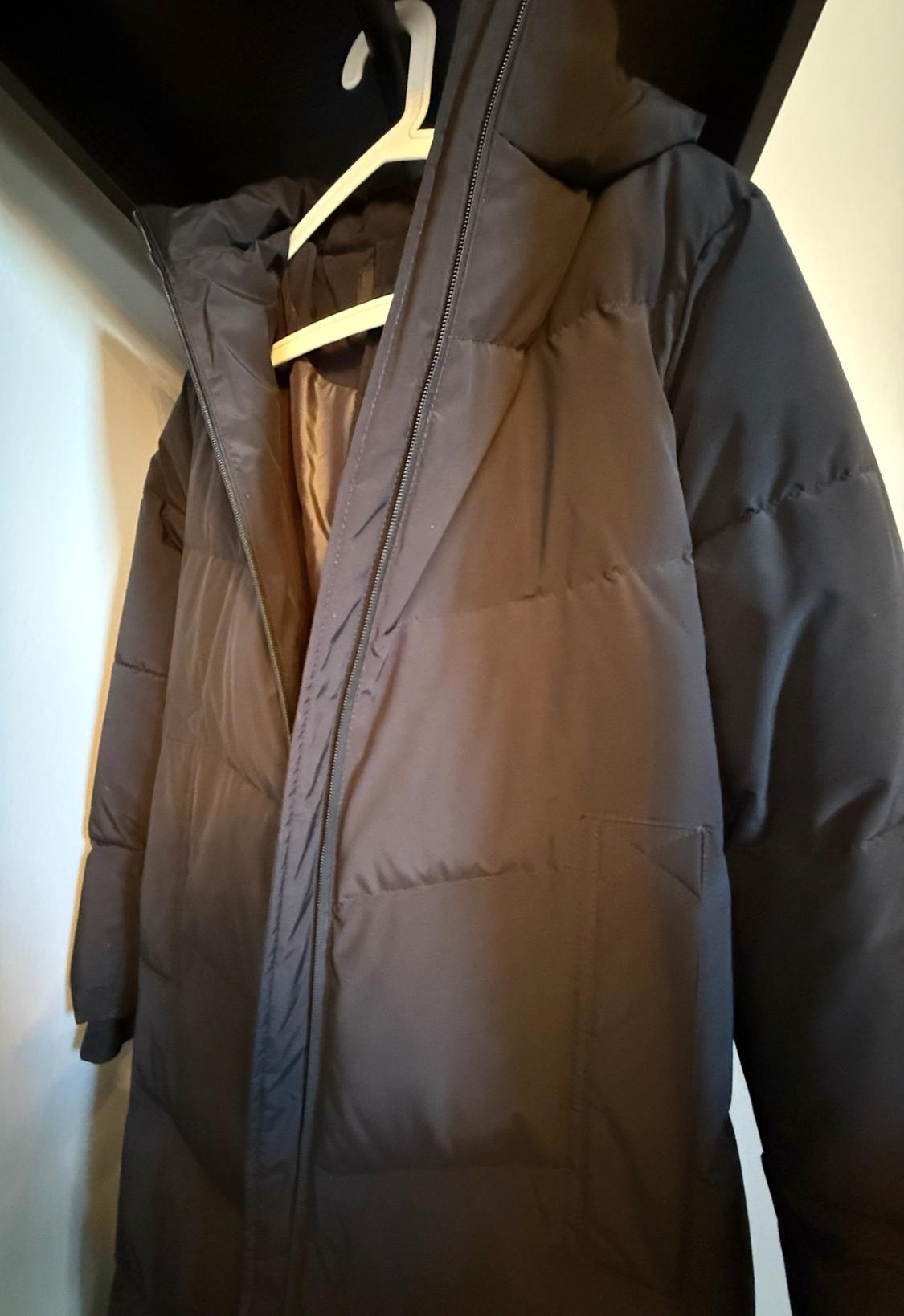 LONG WATER REPELLENT WINDPROOF HOODED DOWN COAT - Image 7