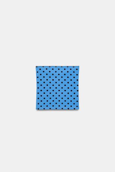 POLKA DOT BANDEAU TOP - Blue by Zara - Image 4