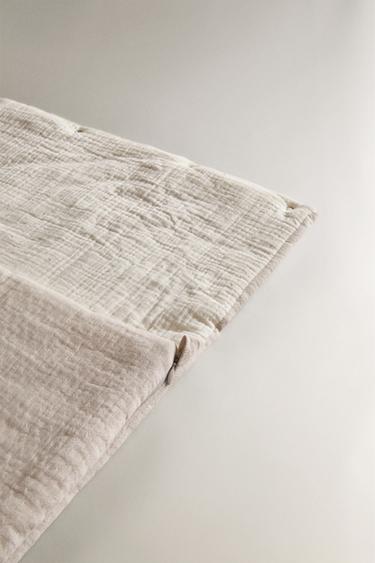 MUSLIN MOON CARRYCOT BABY WRAP - Taupe grey by Zara - Image 3