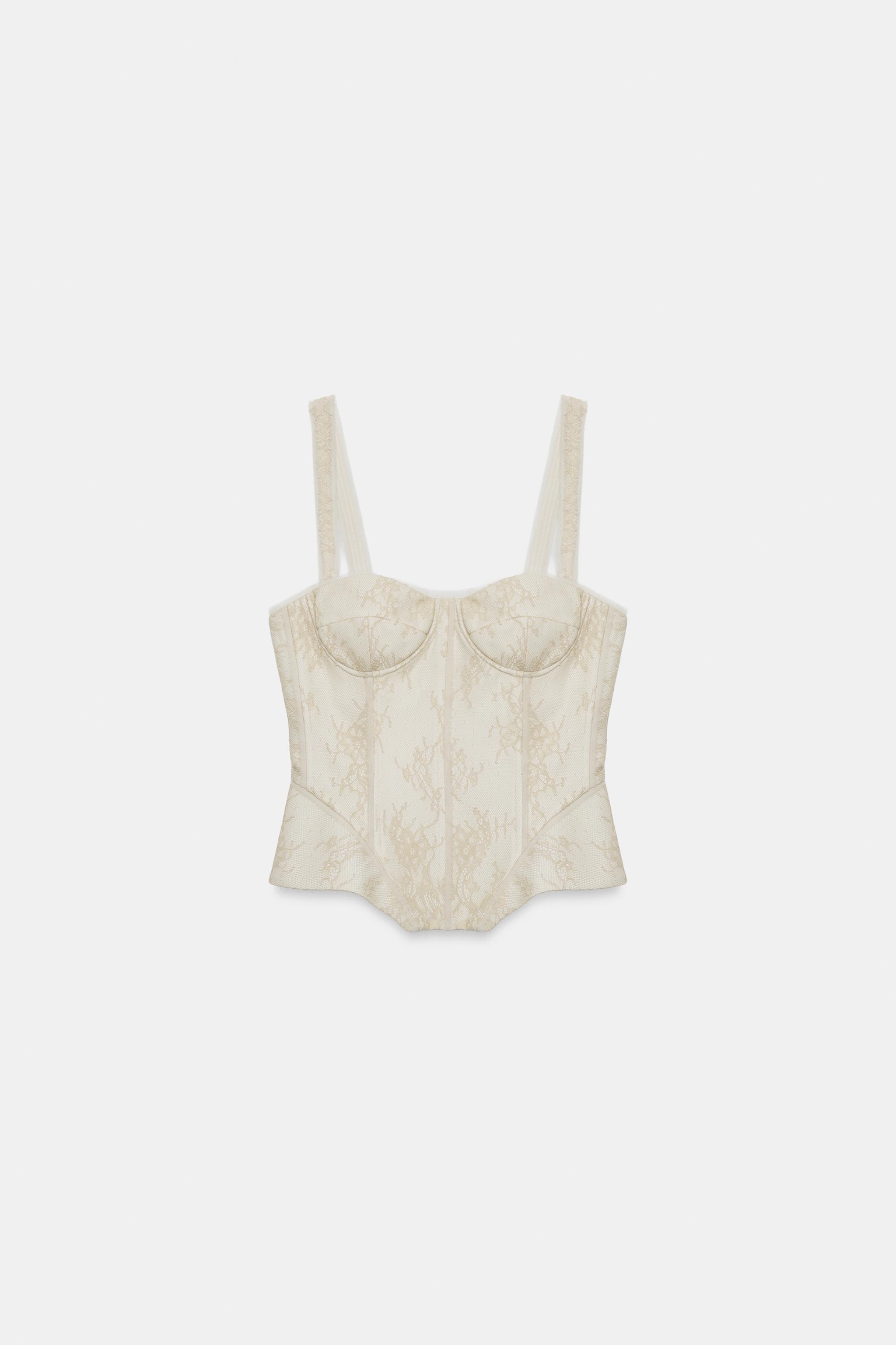 ZW COLLECTION LACE CORSET TOP