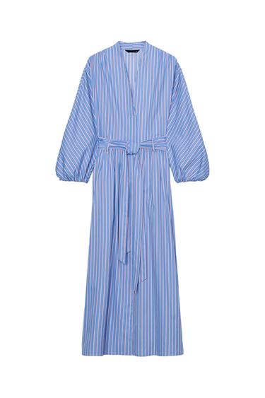 STRIPED SHIRT DRESS - Red Stripe by Zara