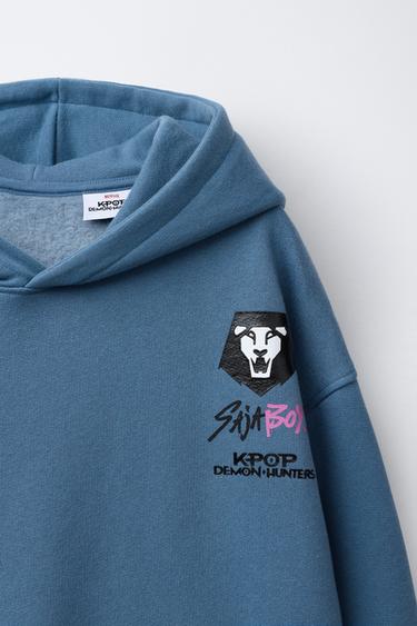 KPOP DEMON HUNTERS™ NETFLIX © PRINT HOODIE - Blue by Zara - Image 2