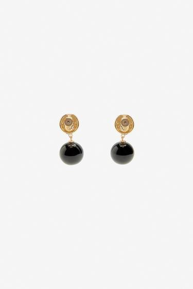 LIMITED EDITION BALL EARRINGS - Golden by Zara - Image 3