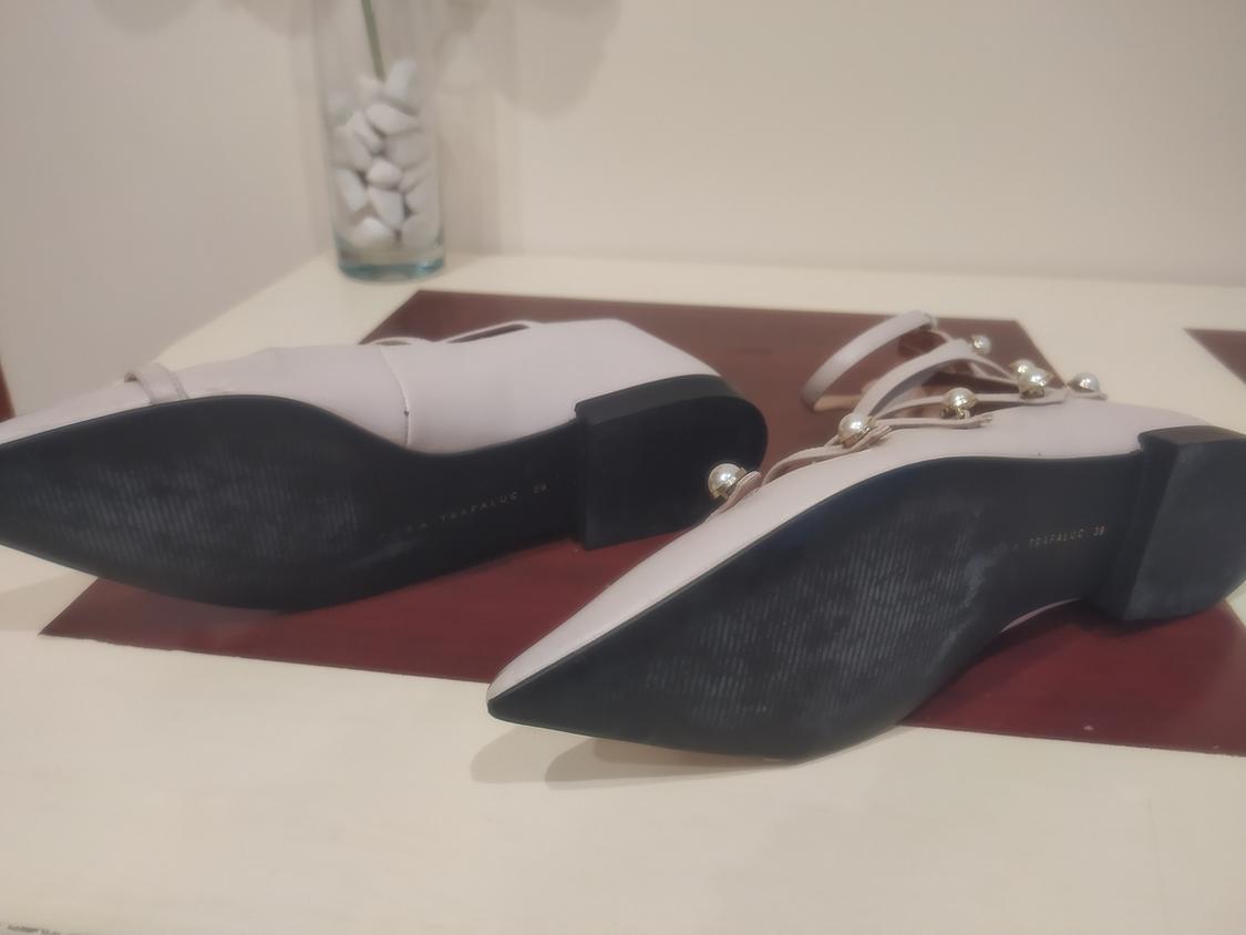 ANKLE BOOT BALLERINAS WITH FAUX PEARLS - Image 3