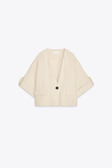 CHAQUETA MANGA REMANGADA - Arena de Zara