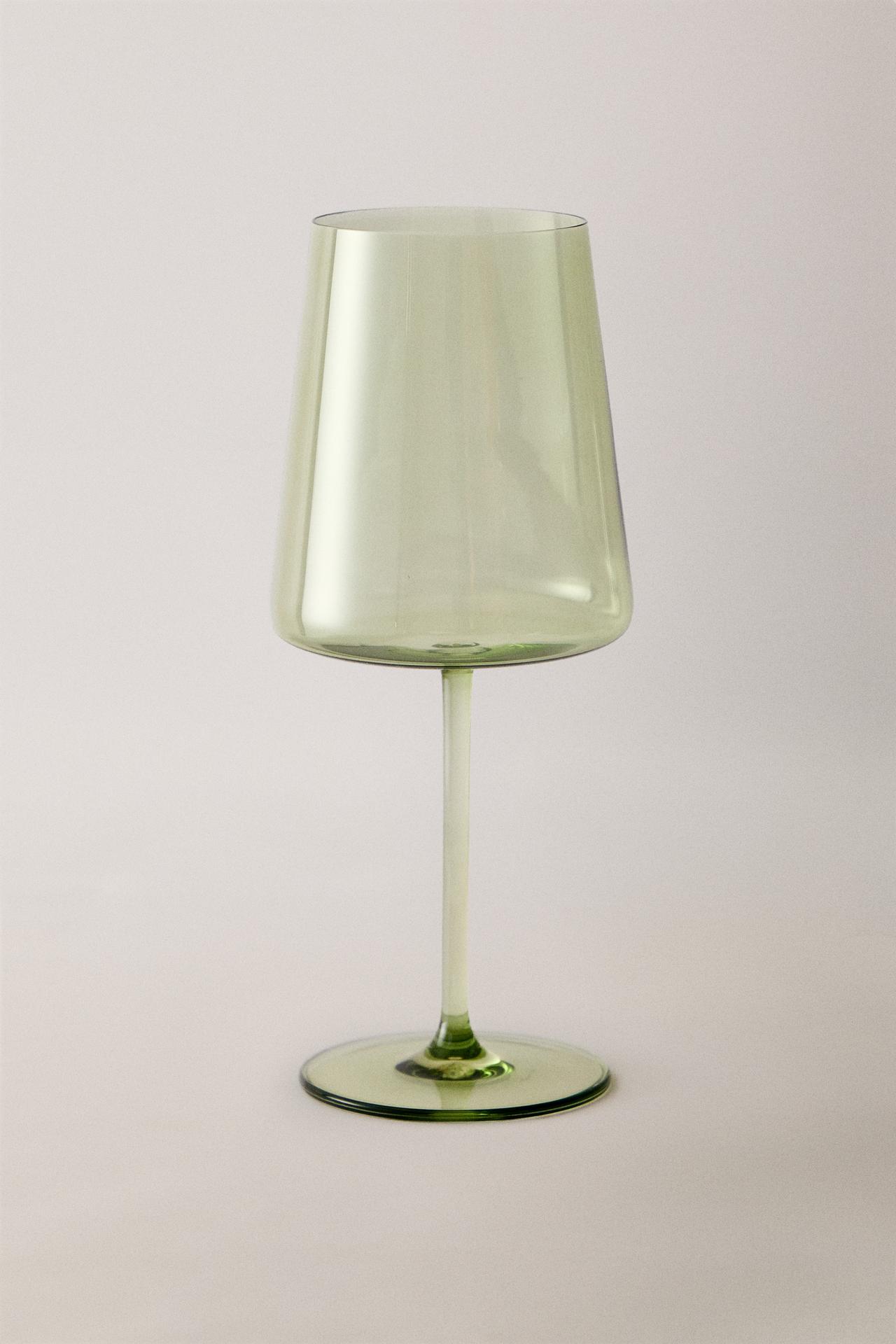 CONICAL CRYSTALLINE GLASS — Green