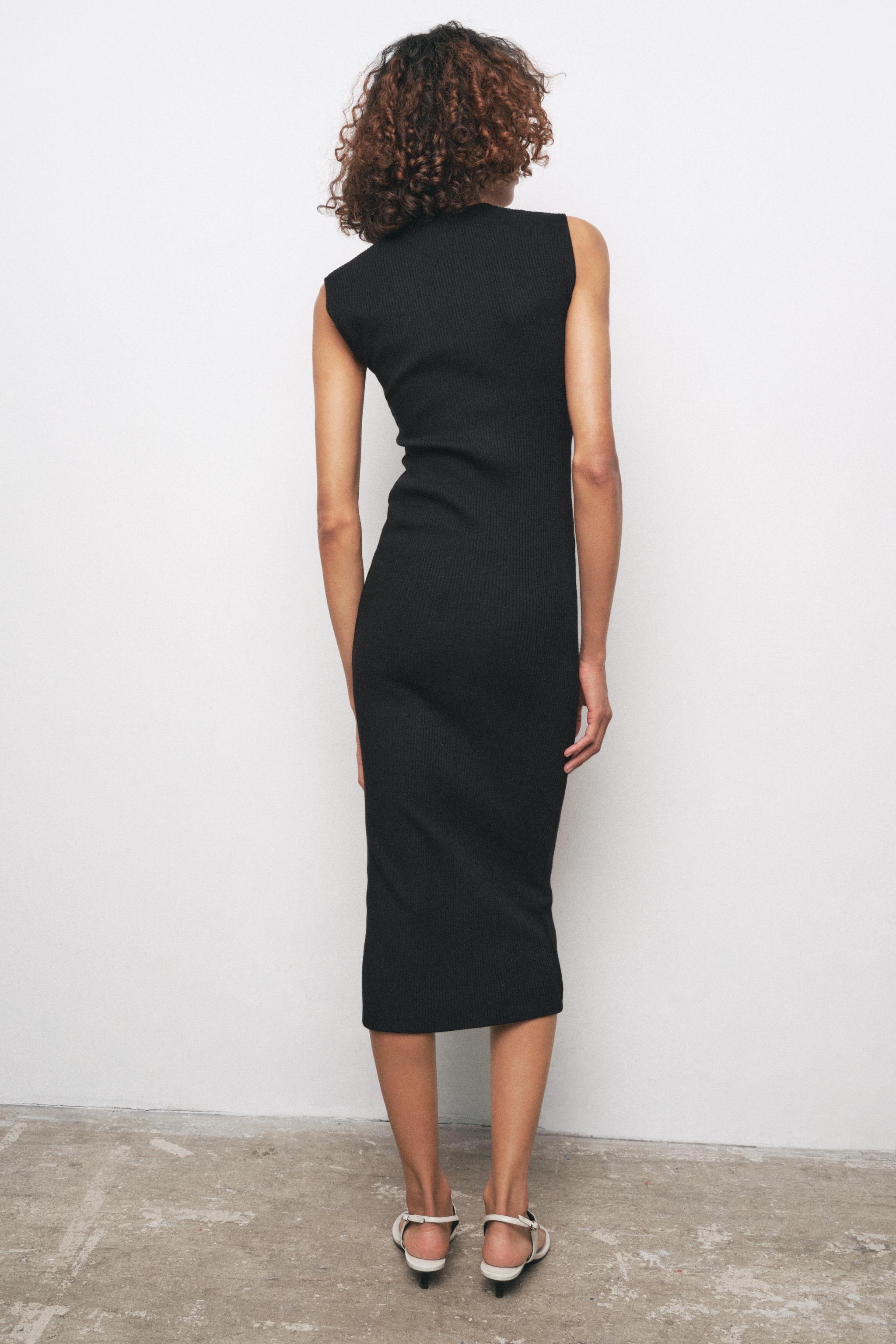 ★ZARA★ RIBBED BUTTON-FRONT MIDI DRESS s-l400.jpg