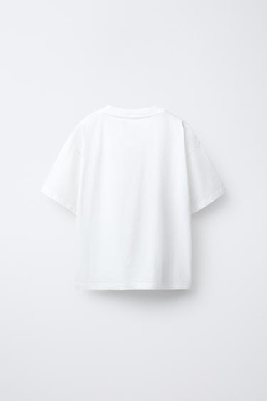 FLORAL PHOTOGRAPHIC T-SHIRT - White by Zara - Image 1