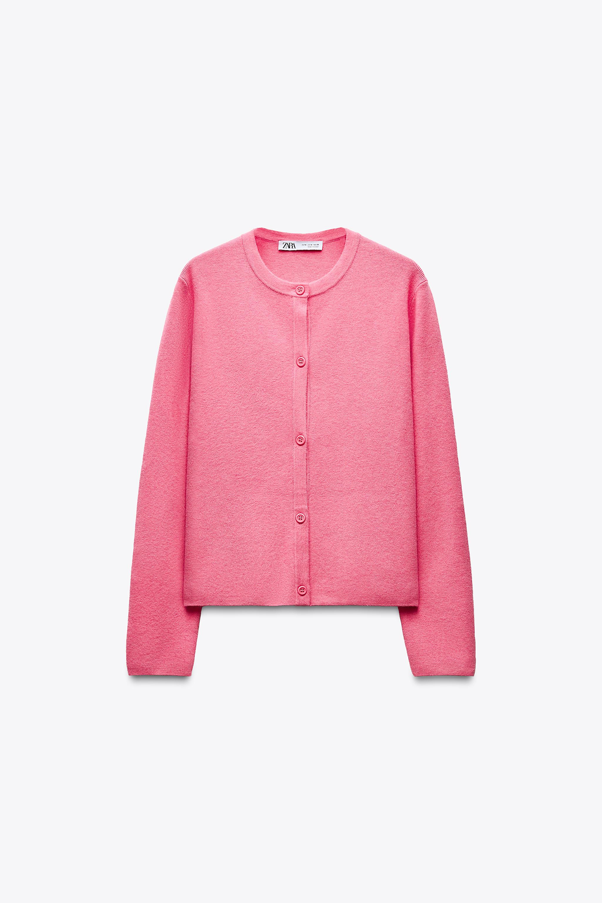 プレーンニット カーディガン - イエロー | ZARA Japan / 日本