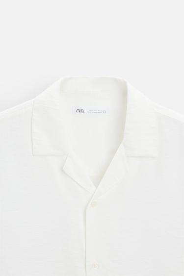 RELAXED FIT FLOWING SHIRT - White by Zara - Image 8