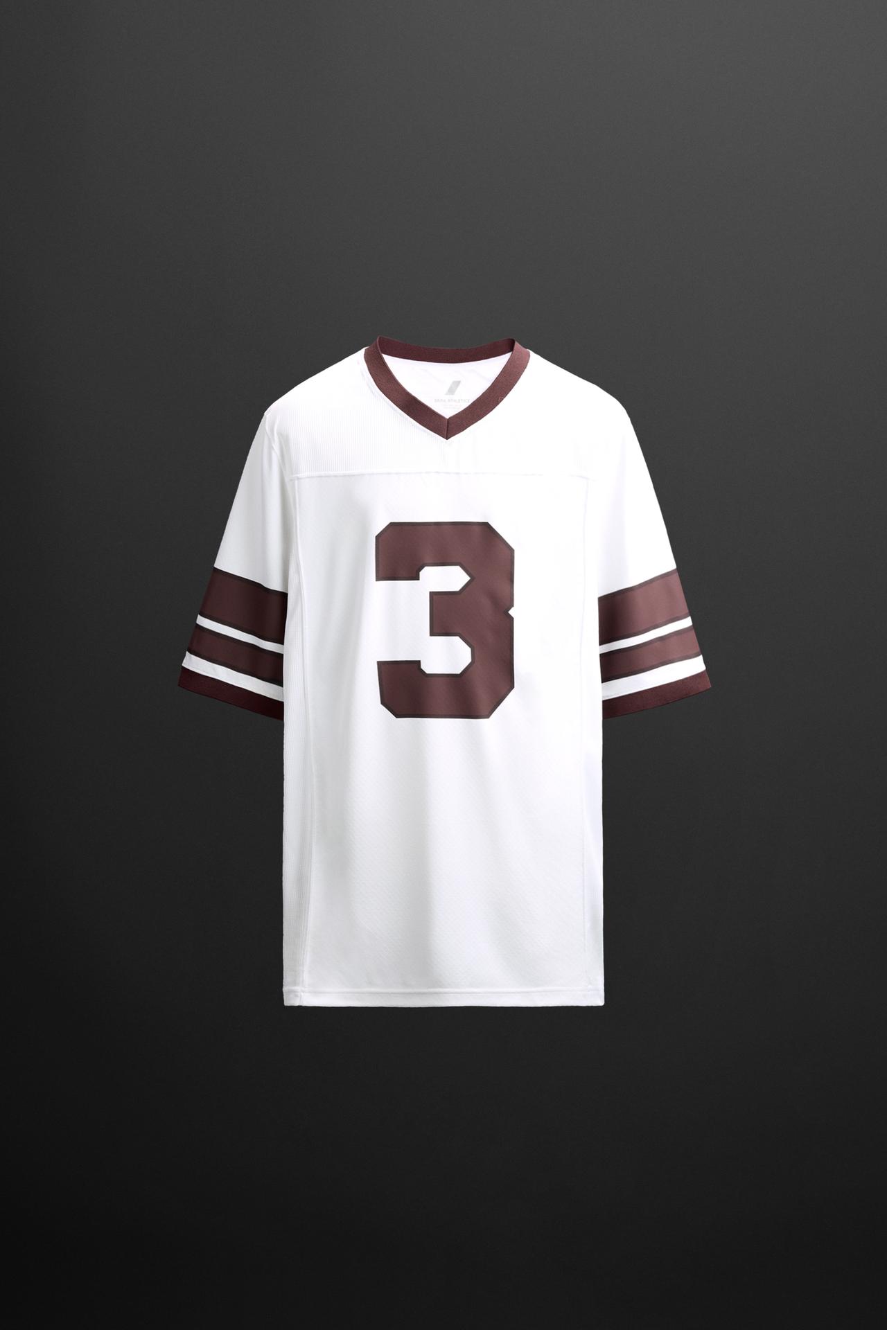 AMERICAN FOOTBALL T-SHIRT - White by Zara