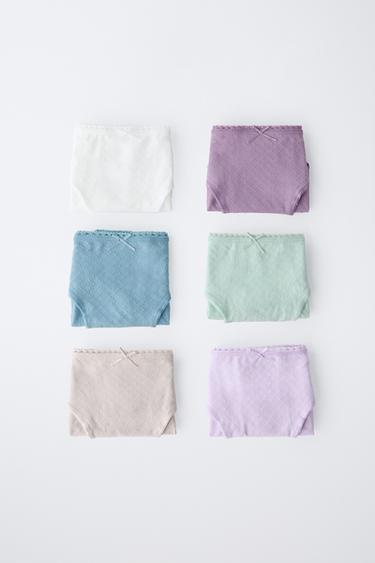 Zara 6-14 YEARS/ SIX-PACK STRUCTURED BRIEFS - Multicolored