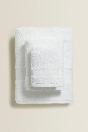 PREMIUM COTTON BATH TOWEL (600 GXM²) - Білий Zara