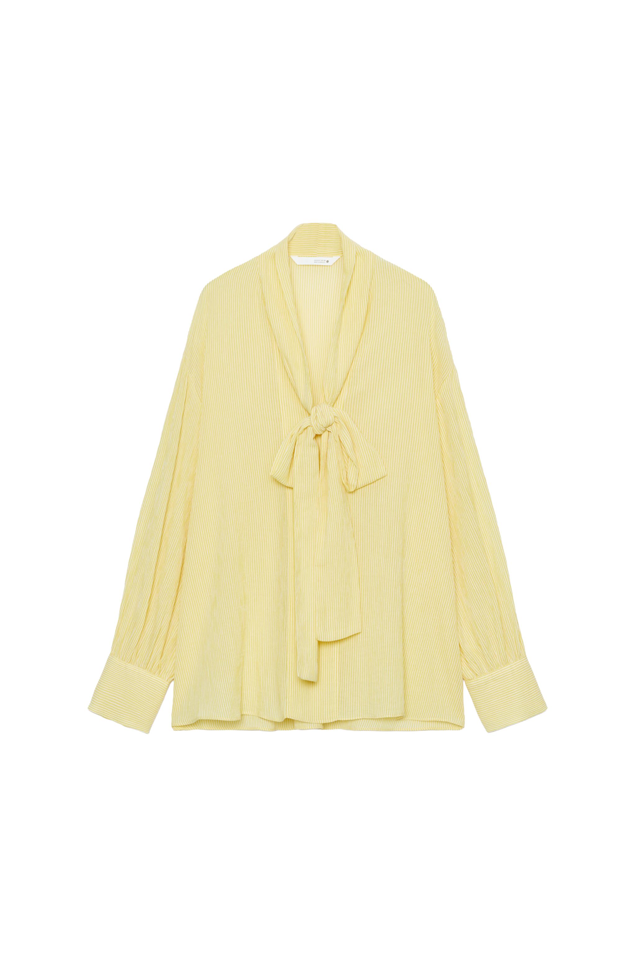 ZW COLLECTION STRIPED TIE SHIRT - striped | ZARA United States