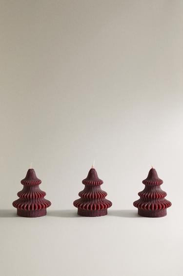 Zaras FLERPACK DOFTLJUS GINGERBREAD (3-PACK) - Röd - Bild 0