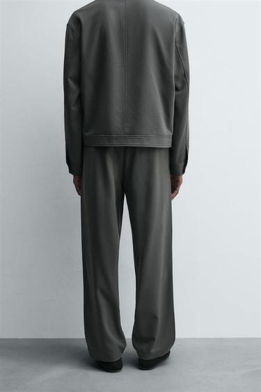 PANTALON TAILLE JOGGER REGULAR FIT - Vert de Zara - Image 2
