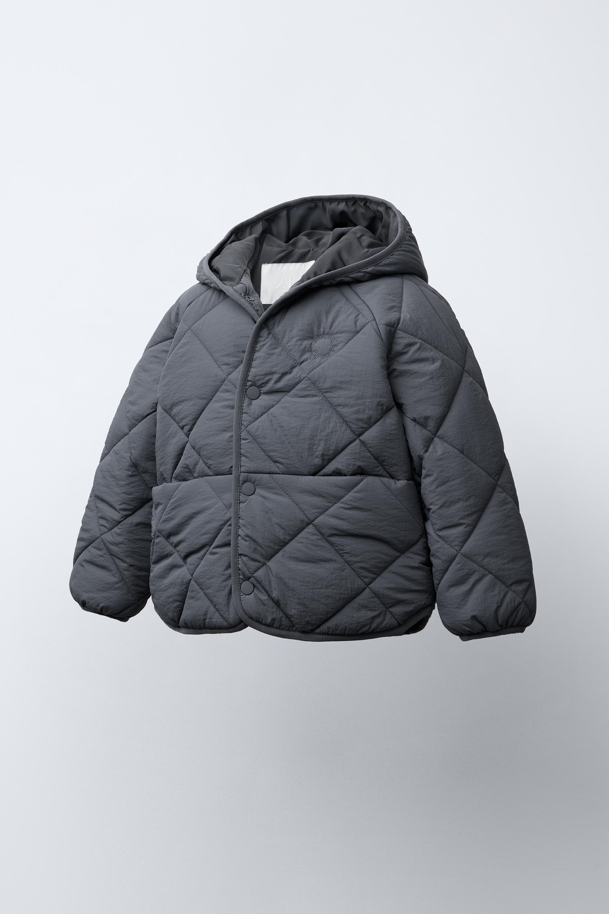撥水加工 パフジャケット ZW COLLECTION 撥水加工パフジャケット - ミディアムカーキ | ZARA Japan / 日本