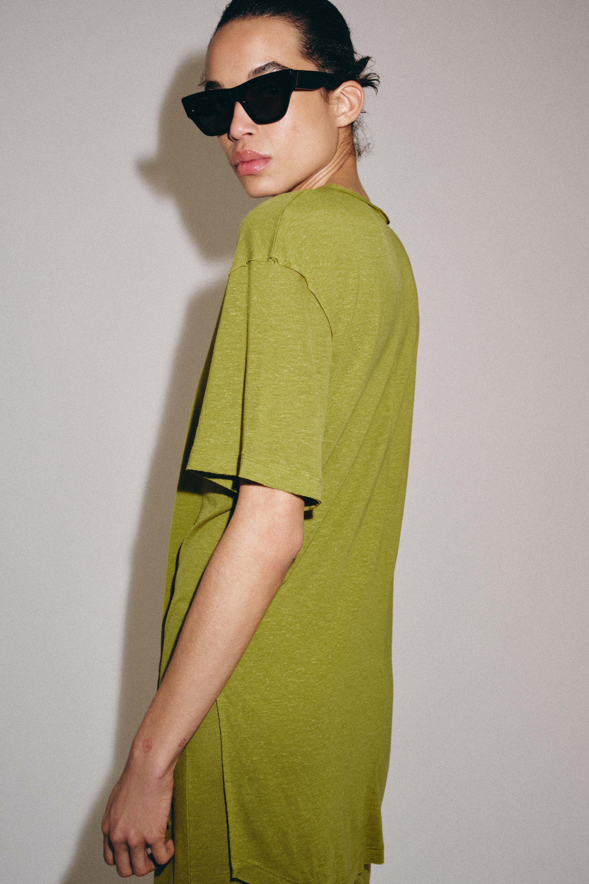 DÖKÜMLÜ OVERSIZE T-SHIRT - Görsel 2