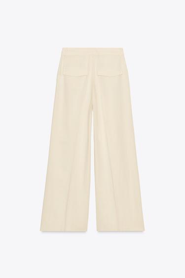 PLEATED TROUSERS - Vanilla by Zara - Image 4