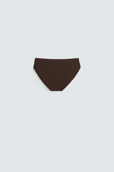 SWIM BRIEFS - Brown by Zara - Image 6
