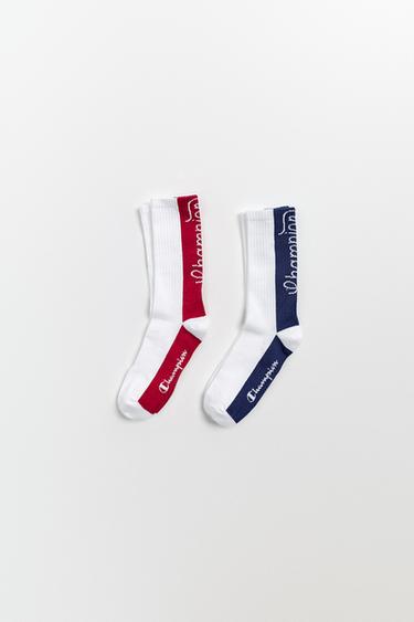 Zara CHAMPION ® X ZARA LONG SOCKS - White