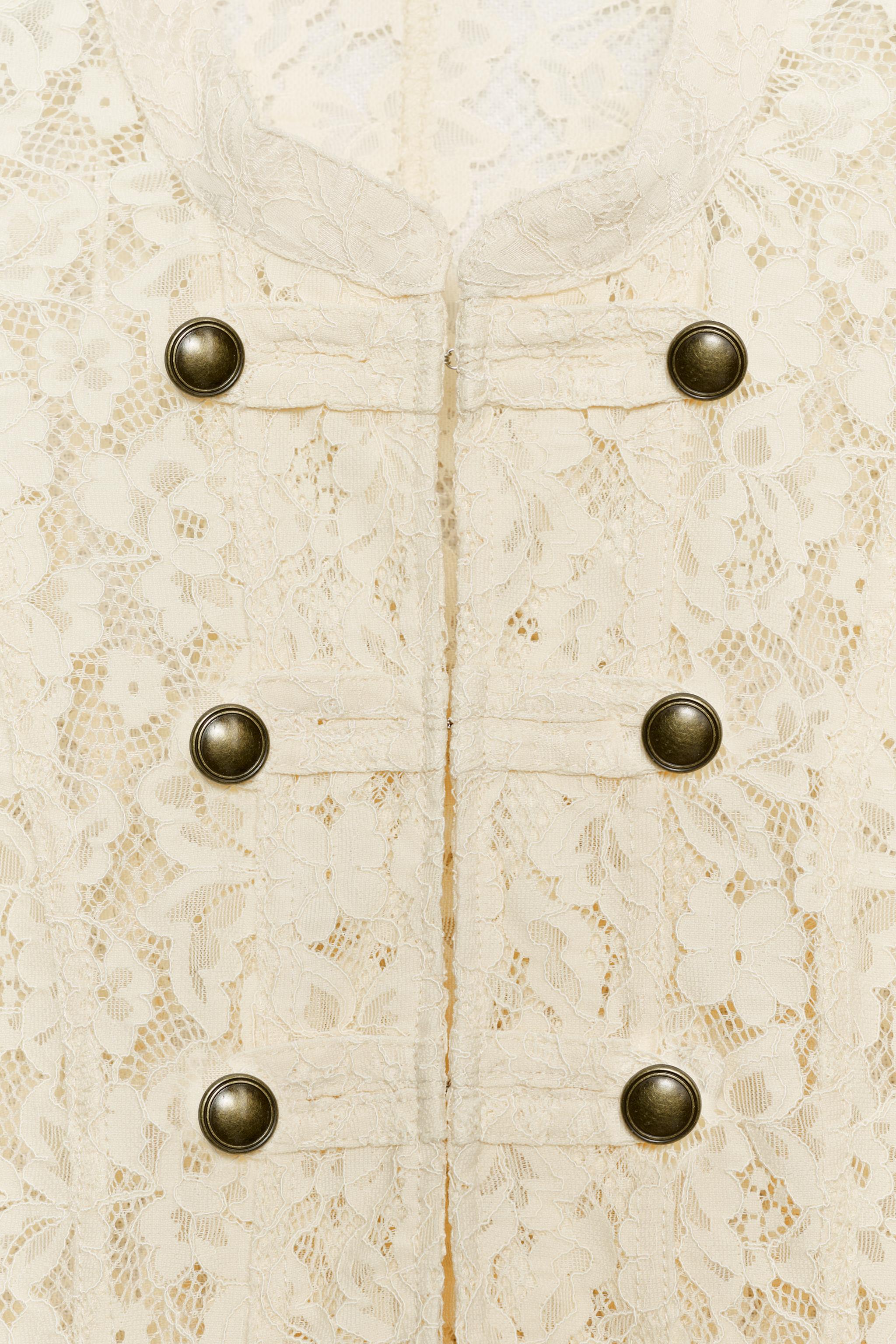 LACE FROG FASTENING JACKET