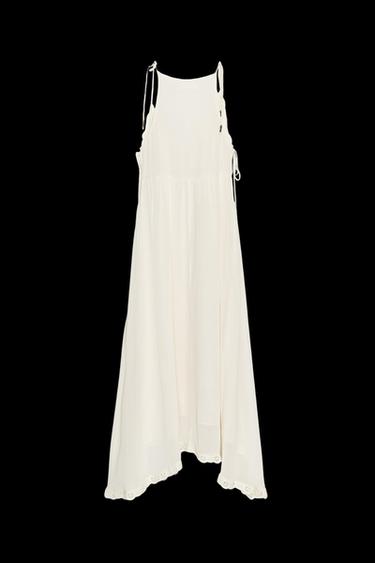 ASYMMETRISCHES HÄKELKLEID ZW COLLECTION - Cremefarben von Zara
