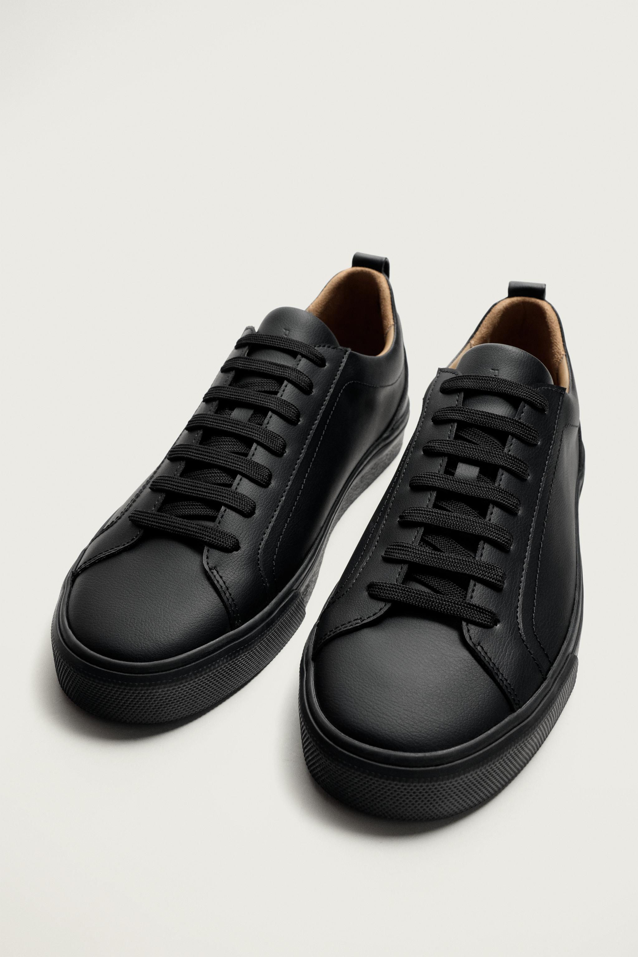 Мужские кроссовки Zara MINIMAL SNEAKERS — фото 5