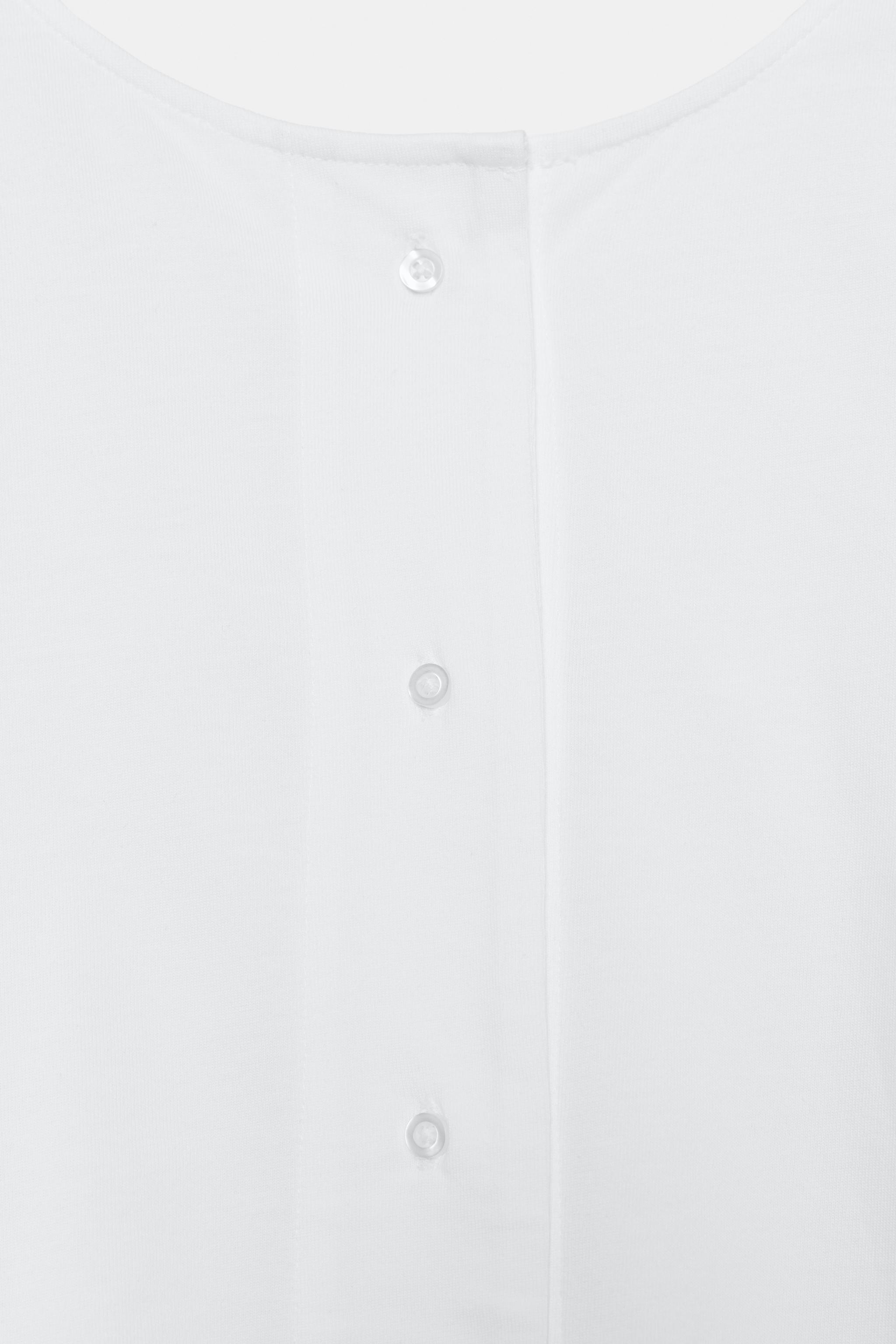 Женские футболки Zara BACK-BUTTON T-SHIRT — фото 7