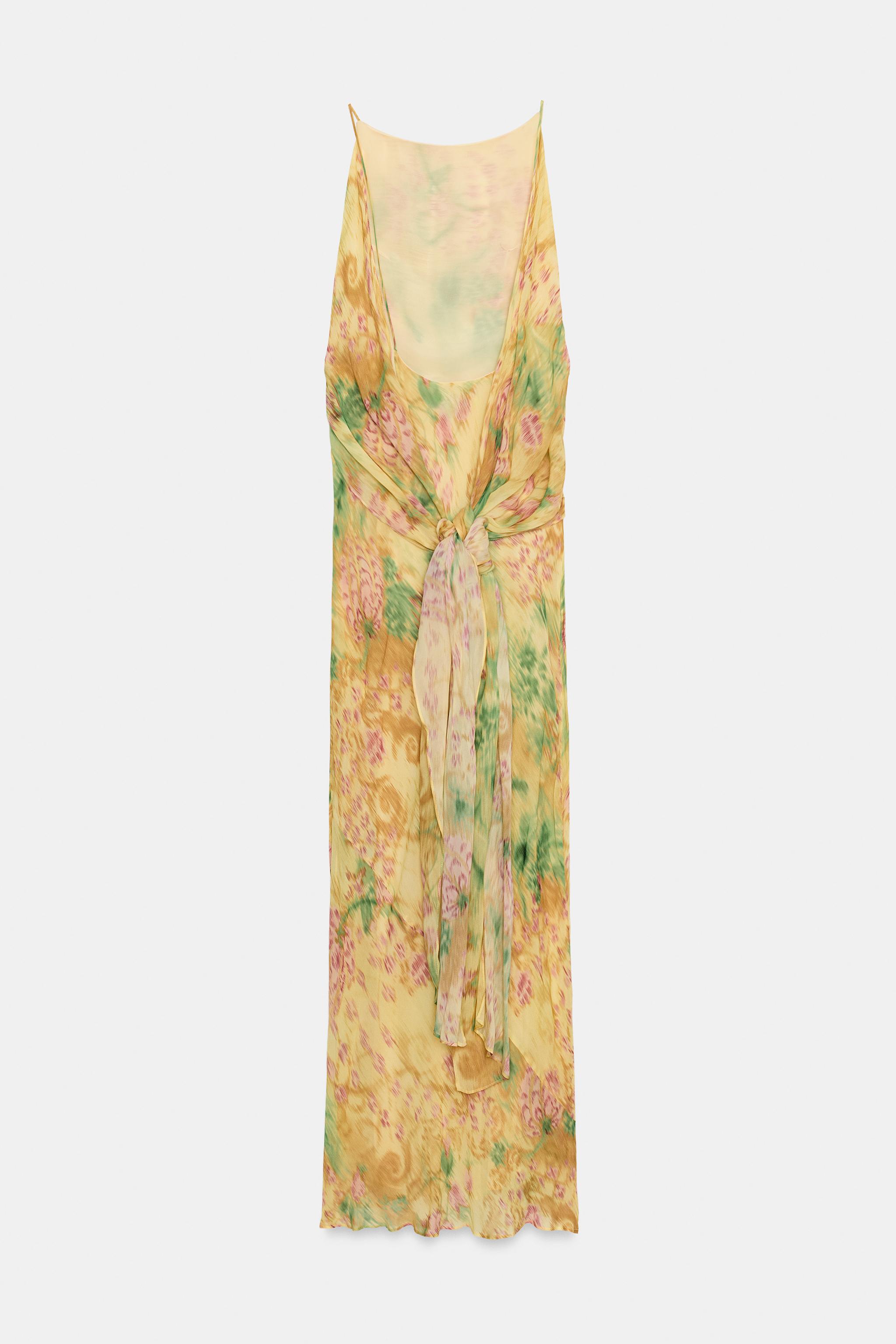 ZW COLLECTION PRINTED BOW DRESS