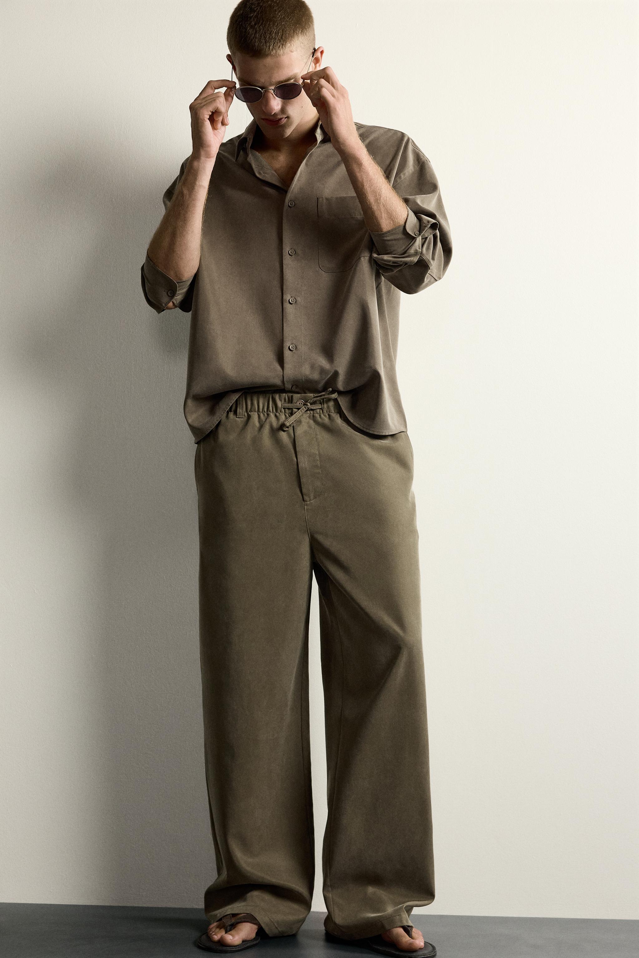 RELAXED FIT FLOWY SHIRT
