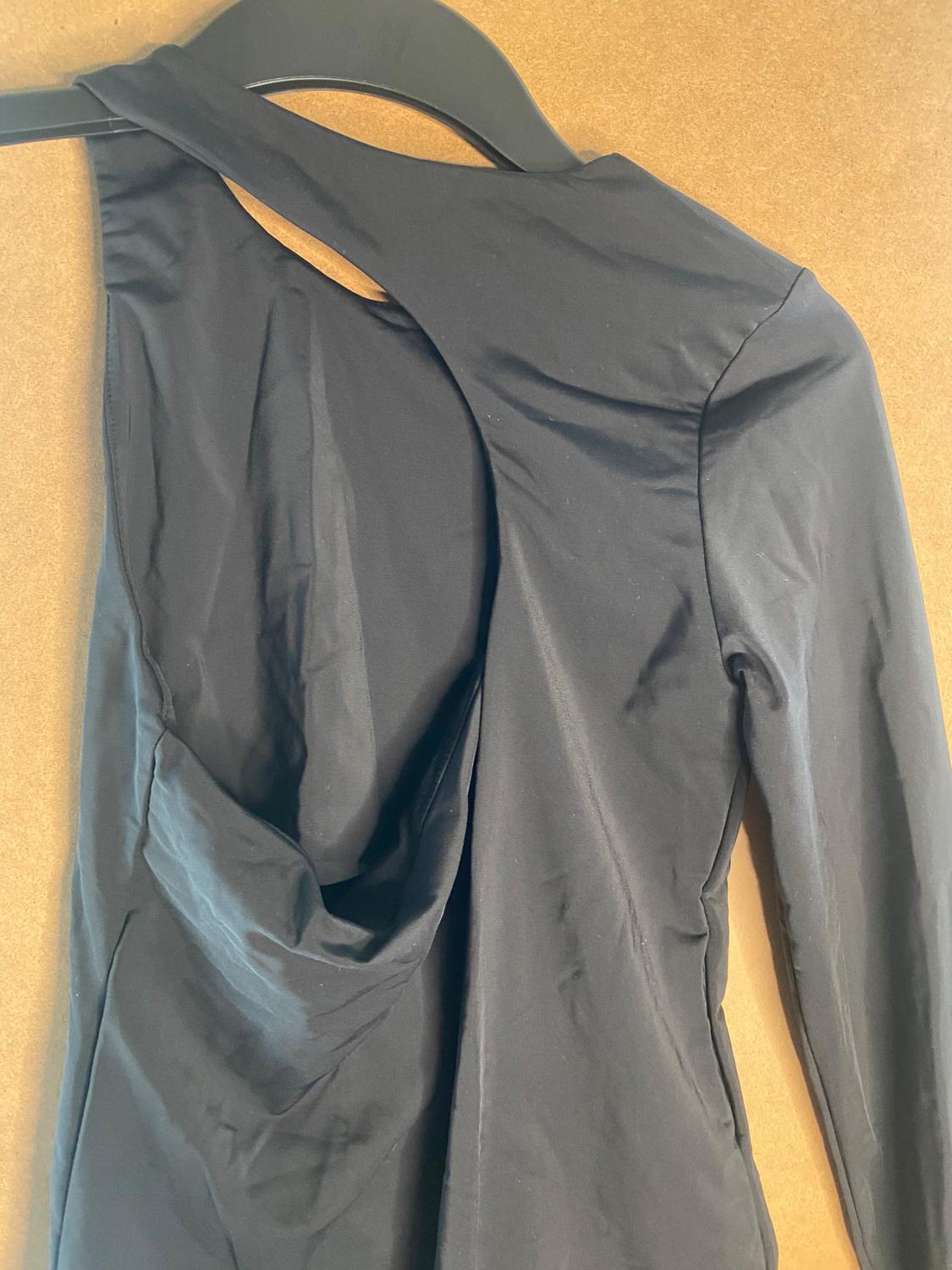 STRETCH ASYMMETRIC BODYSUIT - Image 2