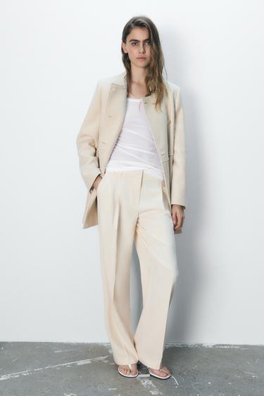 ABRIGO CRUZADO BOTONES - Arena de Zara - Imagen 0