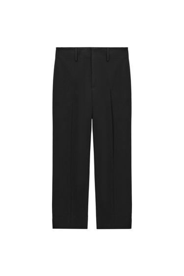 PANTALÓN RAYA PLANCHADA ZW COLLECTION - Negro de Zara