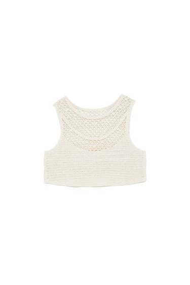 TOP CROPPED CROCHET